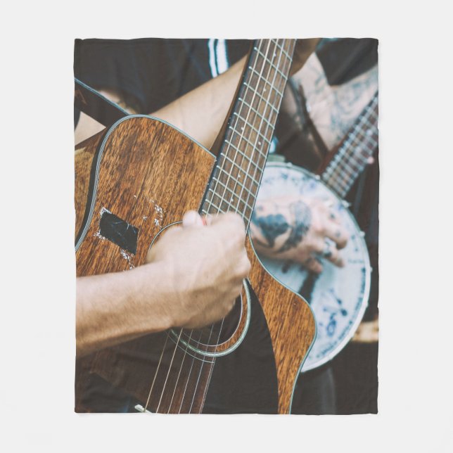 Manta Polar Guitarra Awesome (Anverso)