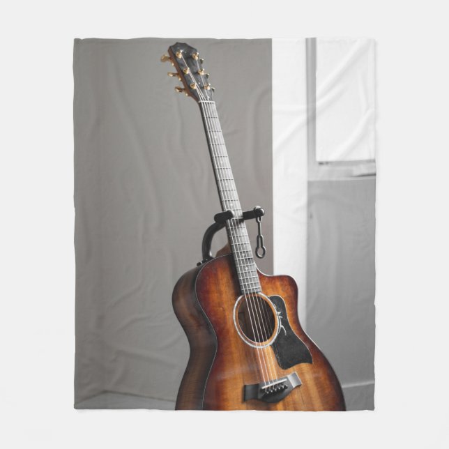 Manta Polar Guitarra bonito (Anverso)