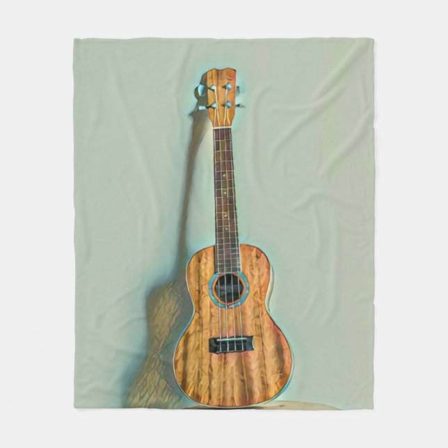 Manta Polar Guitarra de rock (Anverso)