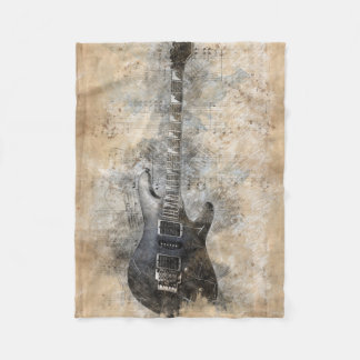 Manta Polar Guitarra del vintage
