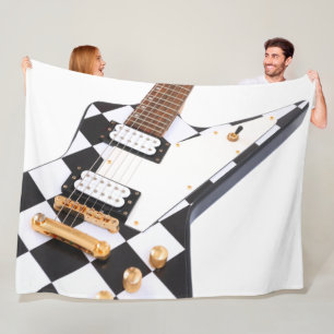 MANTA POLAR GUITARRA ELÉCTRICA ROCA