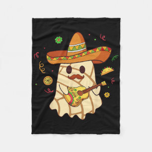 Manta Polar Guitarra Fantasma Mexicana Conchas Pan Dulce