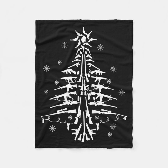 Manta Polar Guns Christmas Tree Xmas For Men Military  (Anverso)