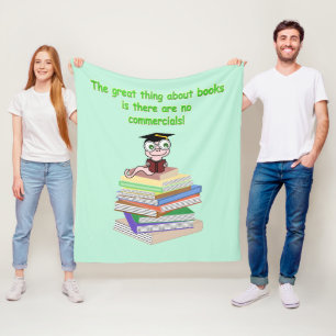 Manta Polar Gusano de libro