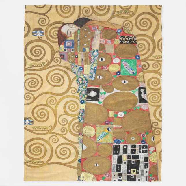 Manta Polar Gustav Klimt - Complemento, Frisa Estúclet (Anverso)