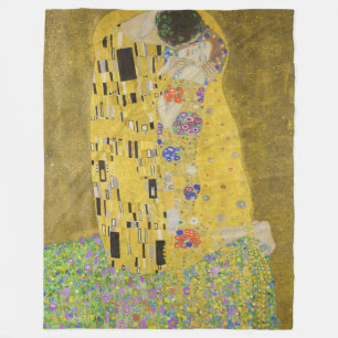 Manta Polar Gustav Klimt - El beso