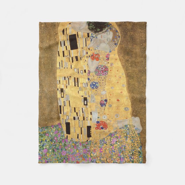 Manta Polar Gustav Klimt | El Beso, 1907-08 (Anverso)