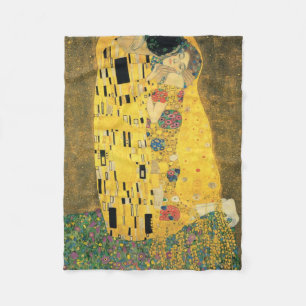 Manta Polar GUSTAV KLIMT - El beso de 1907