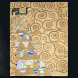 Manta Polar Gustav Klimt - Expectativa, Frieze Stoclet<br><div class="desc">El árbol de la vida,  Stoclet Frieze,  Expectation - Gustav Klimt,  Cardboard,  1909</div>