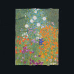 Manta Polar Gustav Klimt Flor Jardín Naturaleza<br><div class="desc">Un bonito cuadro del jardín,  un cuadro clásico de Gustav Klimt,  llamado Cottage Garden,  o Bauergarten,  1907,  que se encuentra cerca de un jardín de flores,  un cuadro de flores de colores.</div>