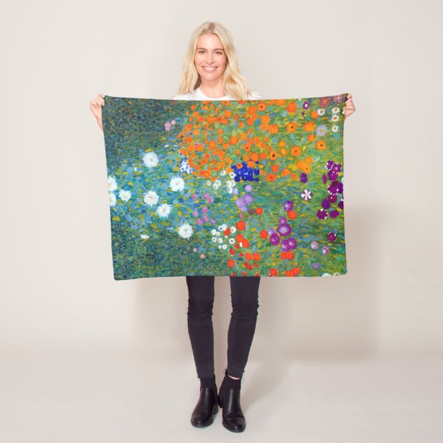 Manta Polar Gustav Klimt Flower Garden (In situ)