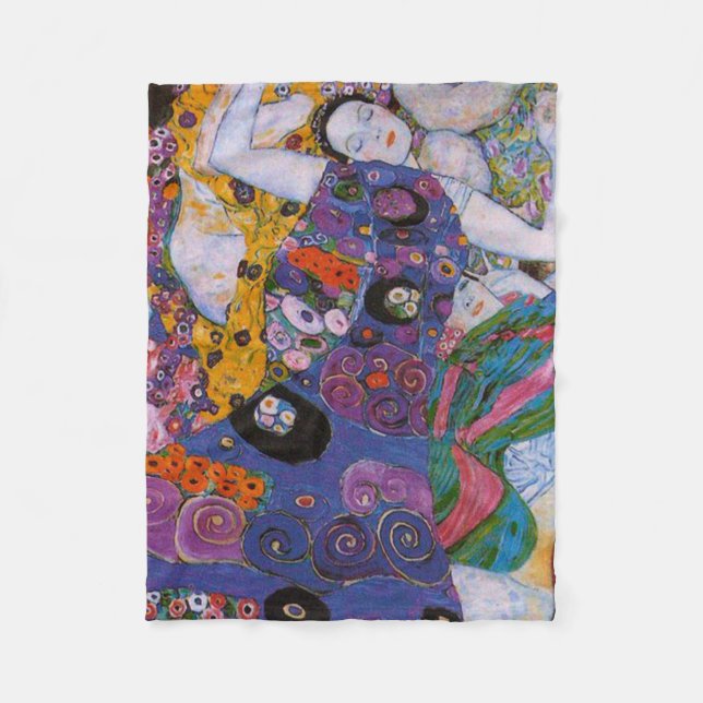Manta Polar Gustav Klimt - La Virgen (Anverso)