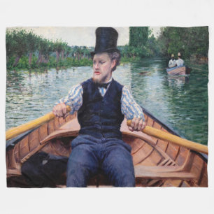 Manta Polar Gustave Caillebotte - Fiesta en bote
