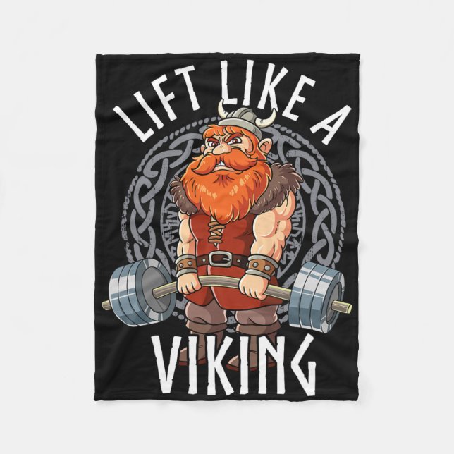 Manta Polar Gym Bodybuilding Lift Like A Viking  (Anverso)