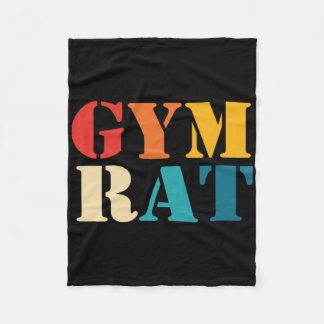 Manta Polar Gym Lover Formación Bodybuilding Retro Alphabet Gy