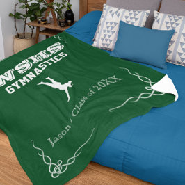 Manta Polar Gym Team Fleece Sm Blanket Textos en blanco para c
