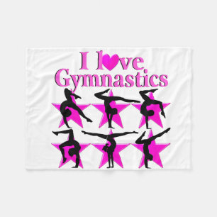 MANTA POLAR GYMNAST DE ESTRELLA DE PINK