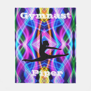 Manta Polar Gymnast Fleece Blanket Personalizado con su nombre