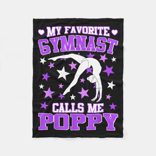 Manta Polar Gymnastics My Favorite Gymnast Calls Me Ppy  (Anverso)
