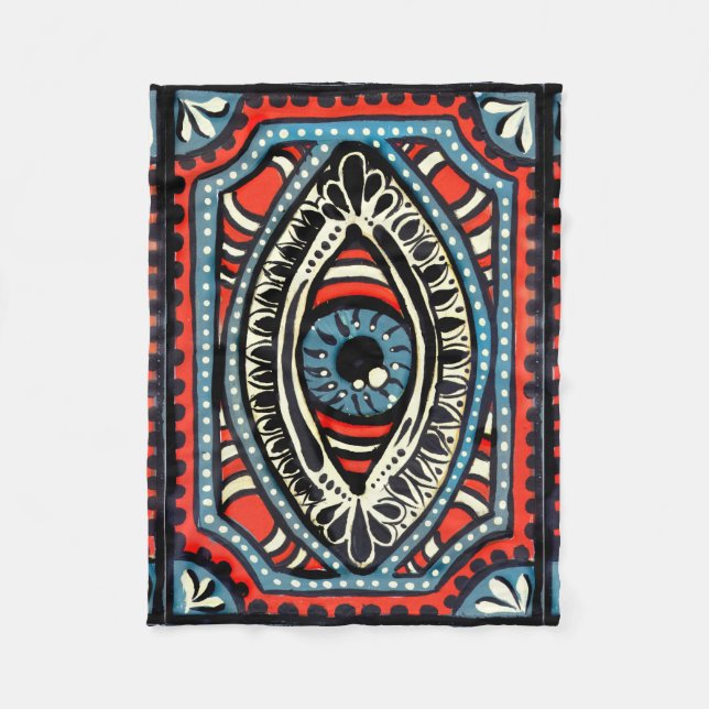 Manta Polar Gypsi azul (Anverso)