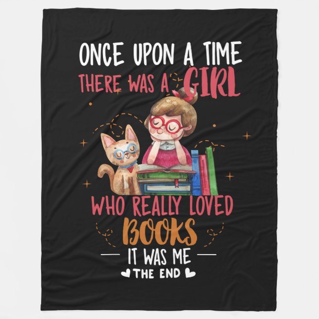 Manta Polar Había Una Vez Un Chica Que Realmente Libera (Anverso)