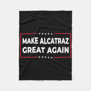 Manta Polar Hacer a Alcatraz grande de nuevo divertido Trump A