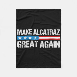 Manta Polar Hacer a Alcatraz grande de nuevo divertido Trump A