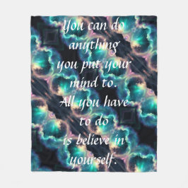 Manta Polar Hacer cualquier cosa en blanco