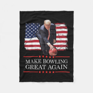 Manta Polar Hacer el Bowling genial otra vez - Divertido Trump