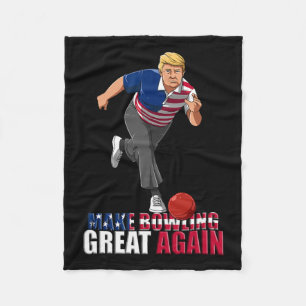 Manta Polar Hacer el Bowling genial otra vez - Gracioso Trump 