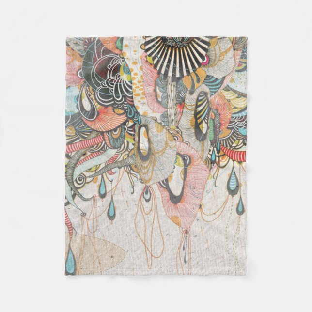 Manta Polar Hacer garabatos en el lenguaje de la luz (Anverso)