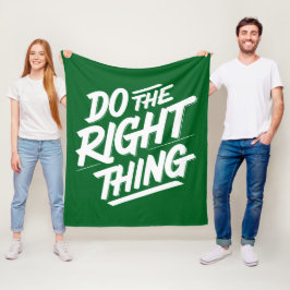 Manta Polar Hacer lo correcto 1