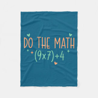 Manta Polar Hacer Matemáticas de Camiseta 67 Meme Seis Siete