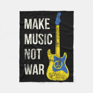 Manta Polar Hacer música, no guerra a los amantes de la guitar