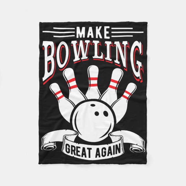 Manta Polar Hacer que el Bowling vuelva a ser genial (Anverso)