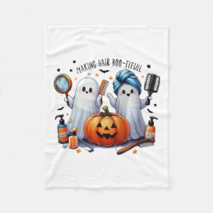 Manta Polar Haciendo Fantasma Estilista Halloween Bootia Hair 