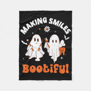 Manta Polar Haciendo sonrisas Bootiful Funny Fantasma Dentista