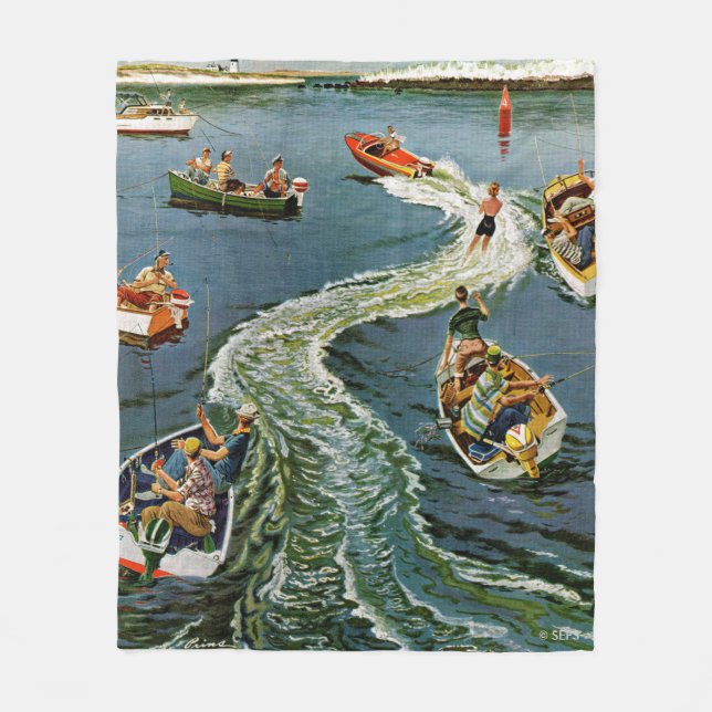 Manta Polar Haciendo un despertar por Ben Kimberly Pins (Anverso)