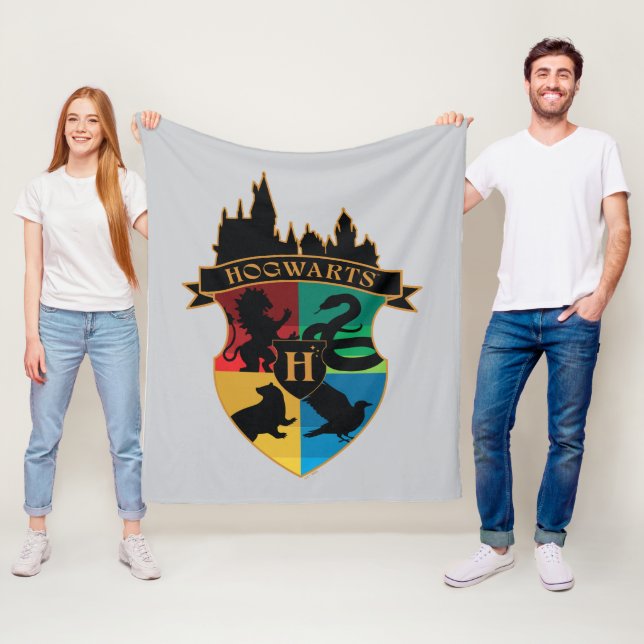 Manta Polar HACIENTES™ Castillo Escudo Insignia para el Orgull (In situ)