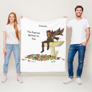 Manta Polar Hada De Un Niño Irlandés En La Fleece Blanket