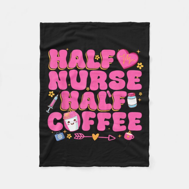 Manta Polar Half Nurse Half Coffee Nurse  (Anverso)