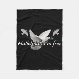 Manta Polar Hallelujah Soy Pegatina Libre
