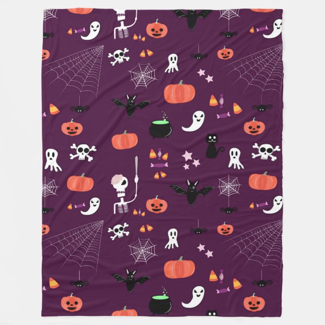 Manta Polar Halloween (Anverso)