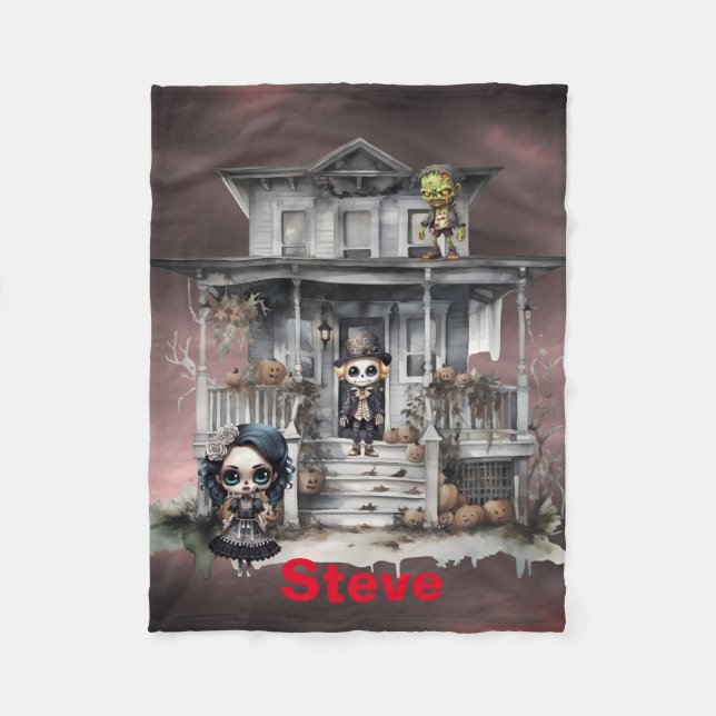 Manta Polar Halloween (Anverso)