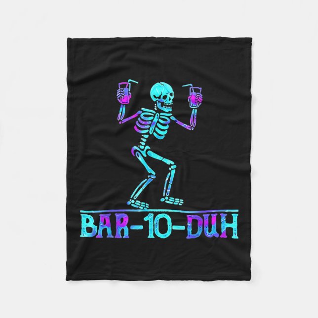 Manta Polar Halloween Bar 10 Duh Skeleton Drinking Costume (Anverso)