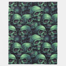 Halloween con cráneos escalofriantes