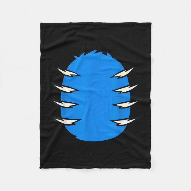 Manta Polar Halloween Costume Funny Blue Tiger Diy Group Match (Anverso)