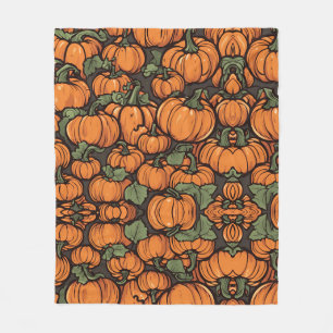 Manta Polar Halloween de otoño Minimalista de la Calabaza Cuta