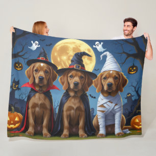 Manta Polar Halloween es divertido con la calabaza de perro de
