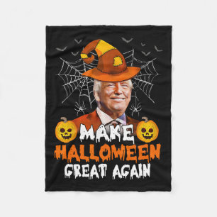 Manta Polar Halloween es grande de nuevo divertido Trump Jack 